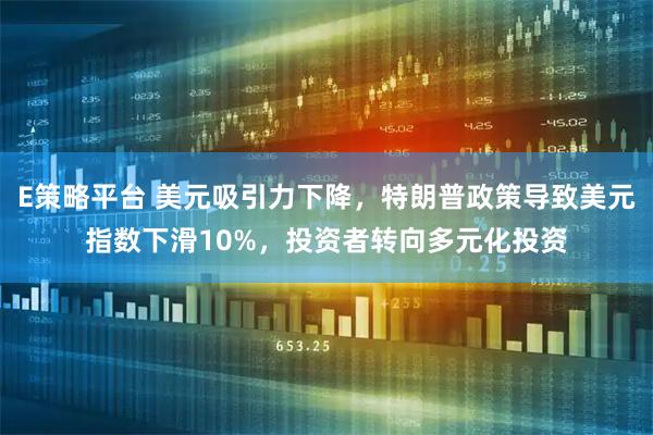 E策略平台 美元吸引力下降，特朗普政策导致美元指数下滑10%，投资者转向多元化投资